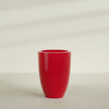 Brannan Large Round Fiberglass Planter - 30 in x 30 in x 41 in - Gloss Red - Gloss Red,30 in x 30 in x 41 in