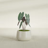 Short Hayden Small Round Fiberglass Planter - 12 in x 12 in x 7 in - Satin Beige - Satin Beige,12 in x 12 in x 7 in