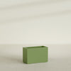 Tolga Large Rectangle Fiberglass Planter - 36 in x 16 in x 24 in - Satin Green - Satin Green,36 in x 16 in x 24 in
