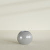 Globe Medium Sphere Fiberglass Planter - 24 in x 24 in x 19 in - Metallic Silver - Metallic Silver,24 in x 24 in x 20 in