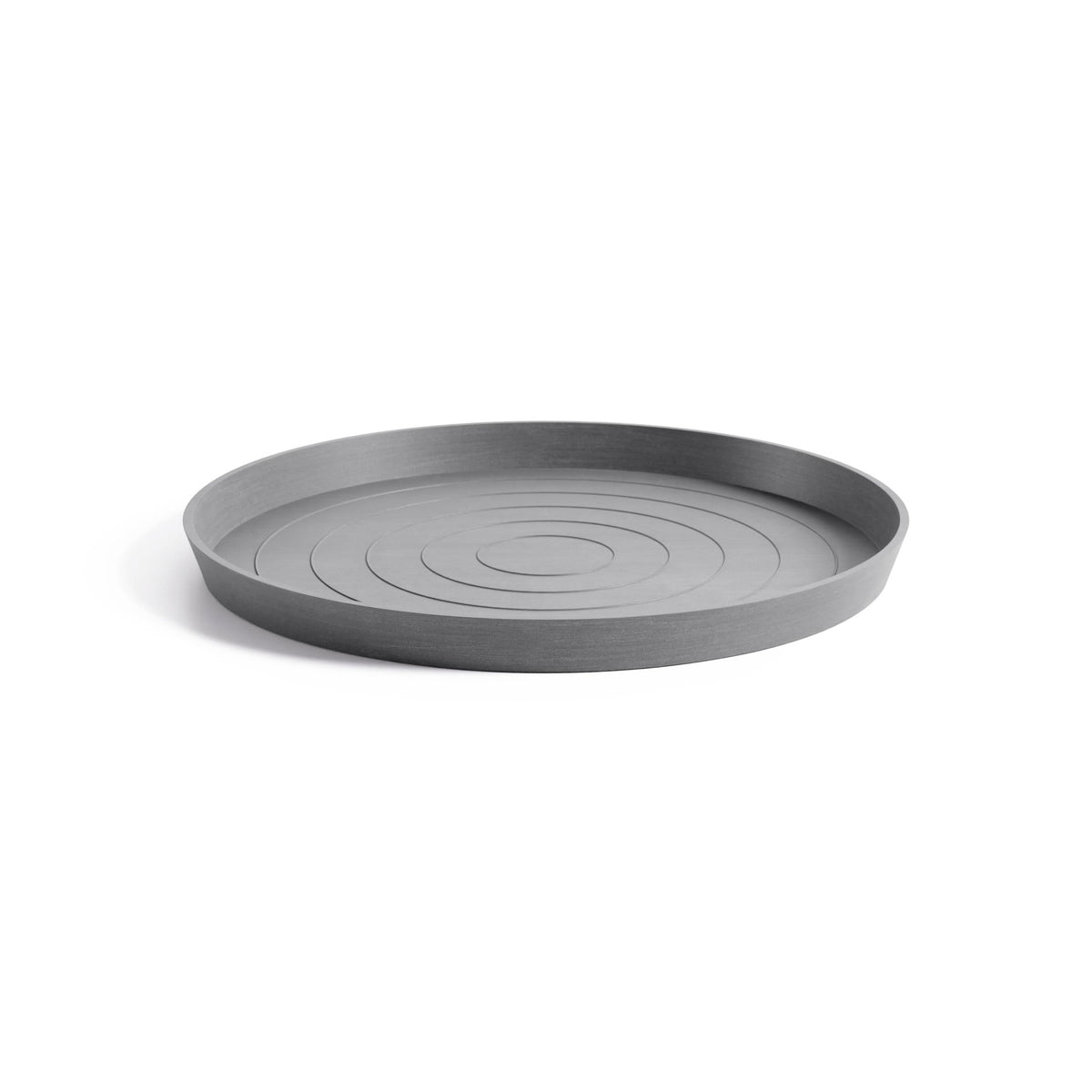 Medium Round Saucer - 23 in x 23 in x 1.8 in - Grey - Grey,23 in x 23 in x 1.75 in