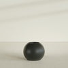 Globe Medium Sphere Fiberglass Planter - 24 in x 24 in x 19 in - Matte Charcoal - Matte Charcoal,24 in x 24 in x 20 in