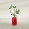 Tall Hayden Medium Round Fiberglass Planter - 18 in x 18 in x 29 in - Gloss Red - Gloss Red,18 in x 18 in x 29 in