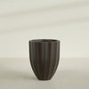Alicante Medium Round Fiberglass Planter - 26 in x 26 in x 32 in - Matte Brown - Matte Brown,26 in x 26 in x 32 in