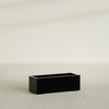 Cuba Large Long Rectangle Fiberglass Planter - 36 in x 14 in x 12 in - Gloss Black - Gloss Black,36 in x 14 in x 12 in