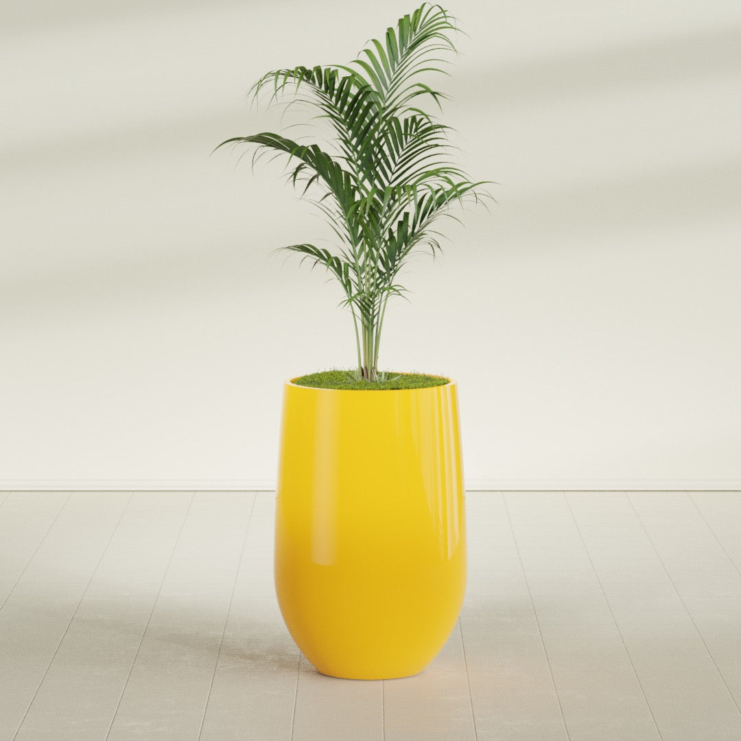 Westfield - 20in diam. x 30in - Gloss Saffron - Gloss Saffron,20 in diam. x 30 in H