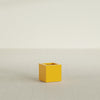 Montroy Small Cube Square Fiberglass Planter - 12 in x 12 in x 12 in - Gloss Saffron - Gloss Saffron,12 in x 12 in x 12 in
