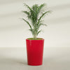 Tegel Large Round Fiberglass Planter - 22 in x 22 in x 30 in - Gloss Red - Gloss Red,22 in x 22 in x 30 in