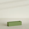 Monaco Rectangle - 26in x 7in x 7 - Satin Green - Satin Green,26 in x 7 in x 7 in