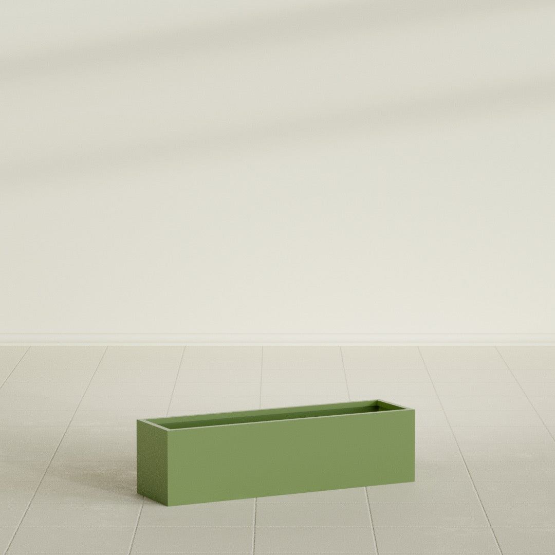 Monaco Rectangle - 26in x 7in x 7 - Satin Green - Satin Green,26 in x 7 in x 7 in