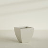 Lima Medium Tapered Square Fiberglass Planter - 24 in x 24 in x 24 in - Satin Beige - Satin Beige,24 in x 24 in x 24 in