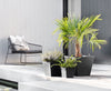 Rotterdam Small Square Planter - 19.75 in x 19.75 in x 17.25 in - Taupe - Taupe,19.75 in x 19.75 in x 17.25 in,Planter Only