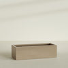 Torino Extra Large Wide Rectangle Fiberglass Planter - 60 in x 24 in x 18 in - Metallic Gold - Metallic Gold,60 in x 24 in x 18 in