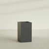 Darwin Large Tall Rectangle Fiberglass Planter - 24 in x 24 in x 42 in - Matte Charcoal - Matte Charcoal,24 in x 24 in x 42 in