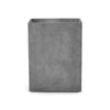 Reglo Rectangular Planter – Concrete Stone Finish – Fiberglass Indoor/Outdoor and Weather-Resistant Large Planter (23.5" L x 11.75" W x 31.5" H Exterior, 23.3" L x 11.5" W Interior) - Concrete Stone,23.6 in x 11.8 in x 31.5 in