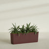 Tapered Rectangle - 48in x 12in x 18in - Weathered Steel - Rust - Weathered Steel - Rust,48 in x 12 in x 18 in