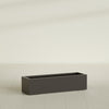 Cuba Large Long Rectangle Fiberglass Planter - 48 in x 14 in x 12 in - Matte Brown - Matte Brown,48 in x 14 in x 12 in