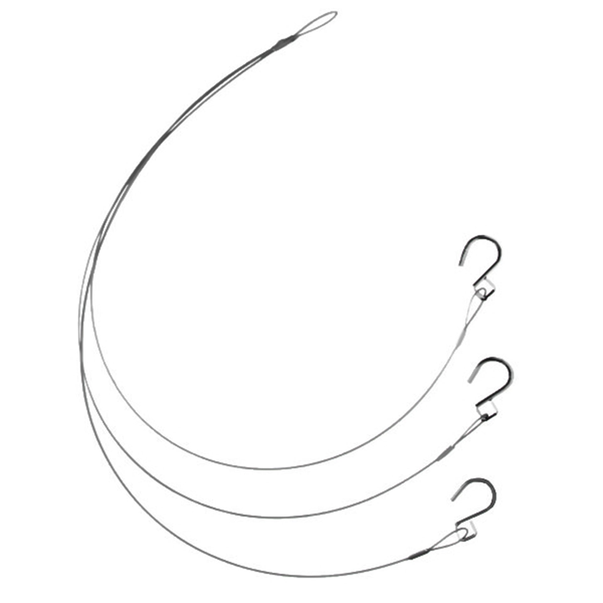 The Ultimate Plant Hanger - 18" Standard - Single - Silver,18" Standard,Single