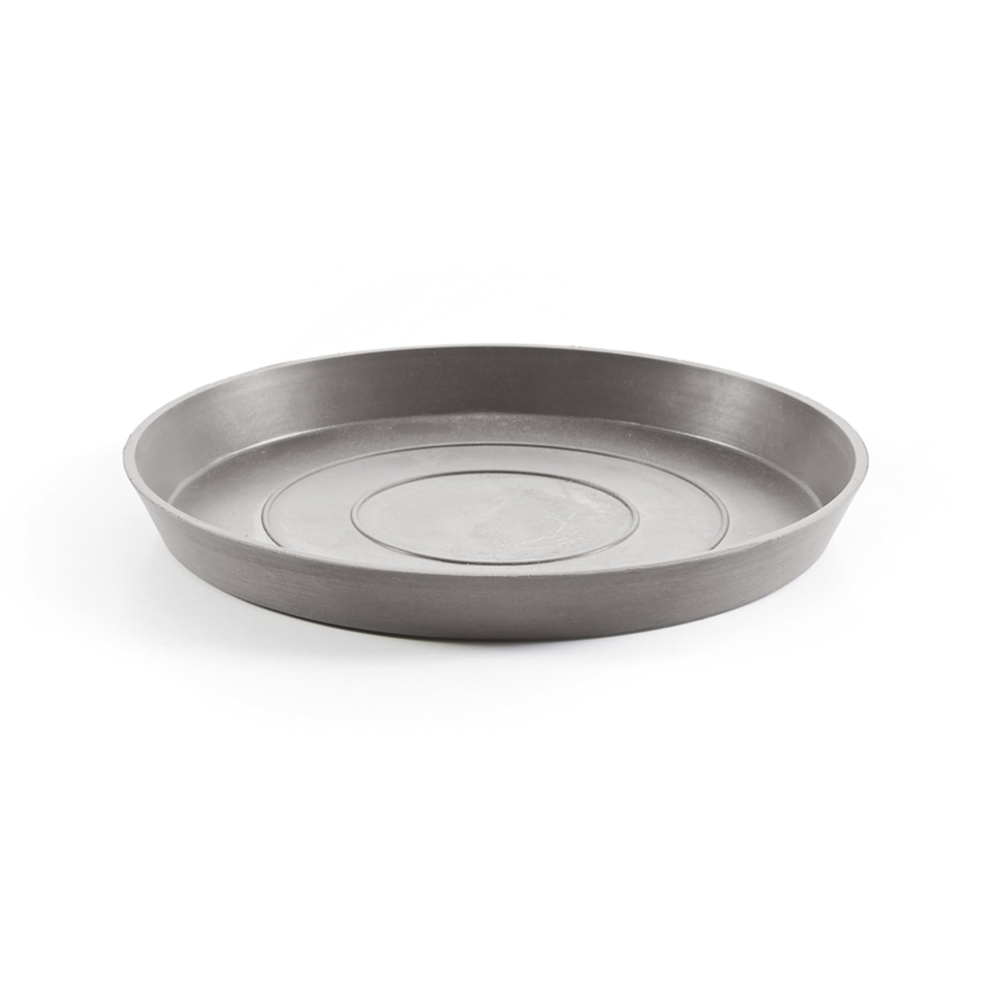 Small Round Saucer - 11.5 in x 11.5 in x 1.3 in - Taupe - Taupe,11.5 in x 11.5 in x 1.25 in