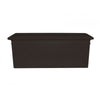 Curbside Large Rectangular Plastic Planter - 36.3 in x 12.3 in x 10.8 in - Black - Black,36.3 in x 12.3 in x 10.8 in