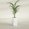 Potsdam Large Tall Rectangle Fiberglass Planter - 16 in x 16 in x 32 in - Matte White - Matte White,16 in x 16 in x 32 in