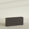 Potsdam Extra Large Long Rectangle Fiberglass Planter - 72 in x 16 in x 32 in - Matte Brown - Matte Brown,72 in x 16 in x 32 in