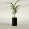 Potsdam Large Tall Rectangle Fiberglass Planter - 16 in x 16 in x 32 in - Gloss Black - Gloss Black,16 in x 16 in x 32 in