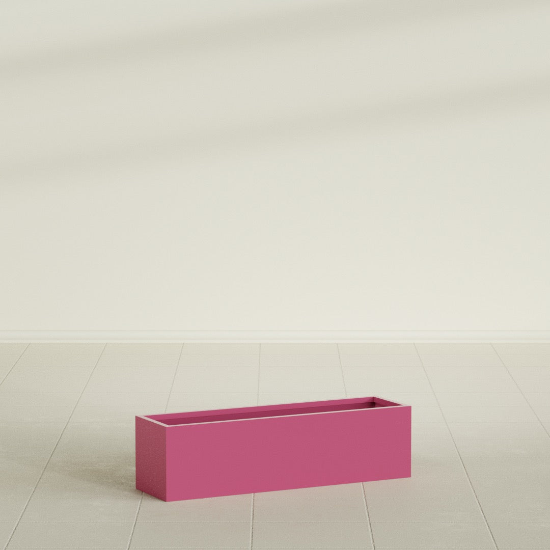 Monaco Rectangle - 26in x 7in x 7 - Gloss Pink Violet - Gloss Pink Violet,26 in x 7 in x 7 in