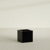 Montroy Medium Cube Square Fiberglass Planter - 24 in x 24 in x 24 in - Gloss Black - Gloss Black,24 in x 24 in x 24 in