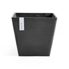 Rotterdam Small Square Planter - 8 in x 8 in x 7 in - Dark Grey - Dark Grey,8 in x 8 in x 7 in,Planter Only