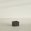 Cuba Small Fiberglass Column Planter - 14 in x 14 in x 12 in - Matte Brown - Matte Brown,14 in x 14 in x 12 in