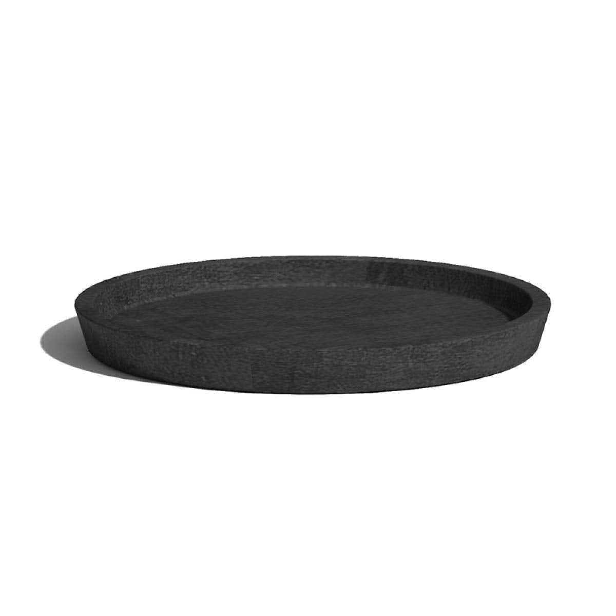 Small Round Saucer - 20 in x 20 in x 1.5 in - Dark Grey - Dark Grey,20 in x 20 in x 1.5 in