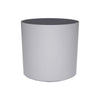 Cylinder Medium Round Plastic Planter - 20 in x 20 in x 18 in - Light Grey - Light Grey,20 in x 20 in x 18 in