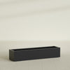Cuba Extra Large Long Rectangle Fiberglass Planter - 60 in x 14 in x 12 in - Matte Black - Matte Black,60 in x 14 in x 12 in