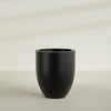 Valencia Large Round Fiberglass Planter - 27 in x 27 in x 31 in - Matte Black - Matte Black,27 in x 27 in x 31 in
