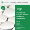 PolyPebbles - White - Bag of Large Rocks (6.6lbs) - White,Large Rocks,Single 6.6 lb bag