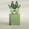 Darwin Large Rectangle Fiberglass Planter - 36 in x 24 in x 42 in - Satin Green - Satin Green,36 in x 24 in x 42 in