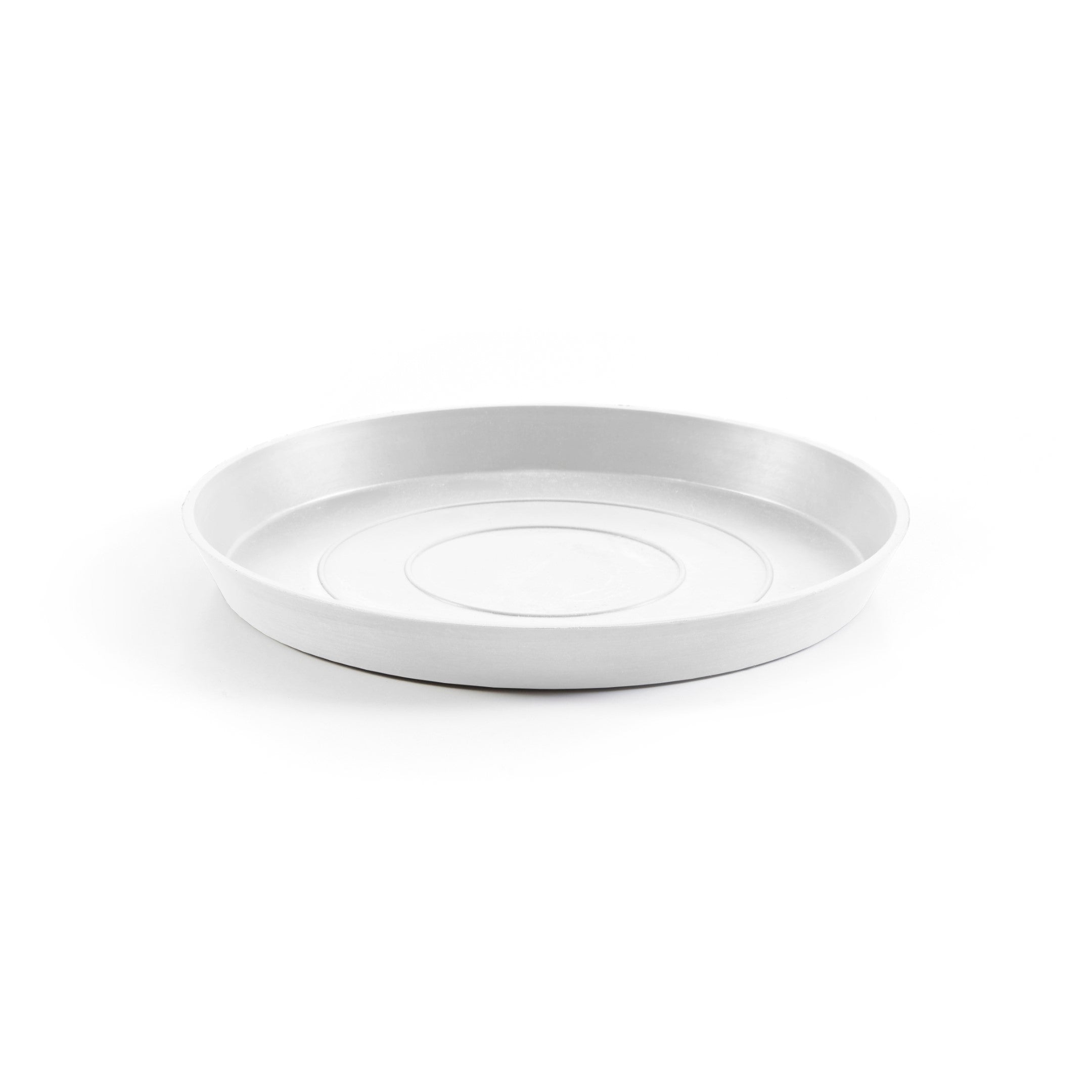 Small Round Saucer - 11.5 in x 11.5 in x 1.3 in - Pure White - Pure White,11.5 in x 11.5 in x 1.25 in