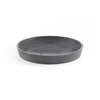 Small Round Saucer - 7 in x 7 in x 1 in - Grey - Grey,7 in x 7 in x 1 in