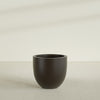 Alzira Large Round Fiberglass Planter - 30 in x 30 in x 28 in - Matte Brown - Matte Brown,30 in x 30 in x 28 in