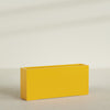 Potsdam Extra Large Long Rectangle Fiberglass Planter - 72 in x 16 in x 32 in - Gloss Saffron - Gloss Saffron,72 in x 16 in x 32 in