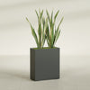 Perth Large Tall Rectangle Fiberglass Planter - 36 in x 16 in x 42 in - Matte Charcoal - Matte Charcoal,36 in x 16 in x 42 in