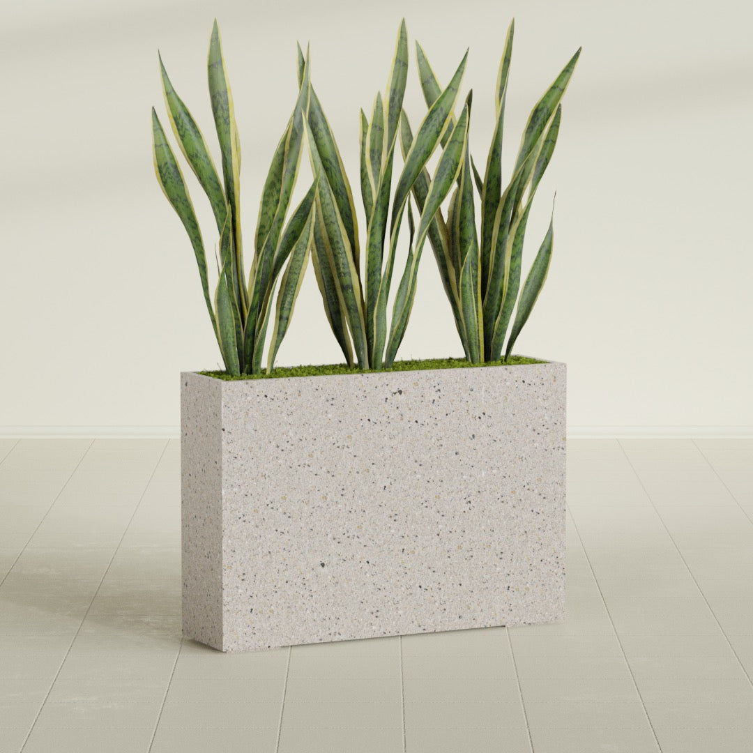 16"-Wide Rectangle - 60in x 16in x 42in - StoneLight - Pearlstone - StoneLight - Pearlstone,60 in x 16 in x 42 in