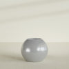 Globe Large Sphere Fiberglass Planter - 30 in x 30 in x 24 in - Metallic Silver - Metallic Silver,30 in x 30 in x 24 in