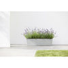 Bruges Medium Rectangle Planter - 21.75 in x 6.75 in x 6.75 in - White Grey - White Grey,21.75 in x 6.75 in x 6.75 in