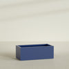 Torino Extra Large Wide Rectangle Fiberglass Planter - 48 in x 24 in x 18 in - Matte Cobalt Blue - Matte Cobalt Blue,48 in x 24 in x 18 in