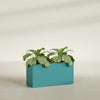 Miami Large Narrow Rectangle Fiberglass Planter - 36 in x 12 in x 18 in - Satin Sea Foam - Satin Sea Foam,36 in x 12 in x 18 in
