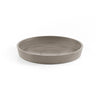 Small Round Saucer - 7 in x 7 in x 1 in - Taupe - Taupe,7 in x 7 in x 1 in