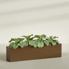 Miami Extra Large Narrow Rectangle Fiberglass Planter - 72 in x 12 in x 18 in - Metallic Bronze - Metallic Bronze,72 in x 12 in x 18 in