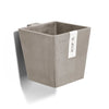 Manhattan Small Rectangle Wall Planter - 6 in x 6.75 in x 6 in - Taupe - Taupe,6 in x 6.75 in x 6 in